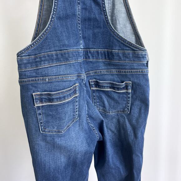 Vineyard Vines VV Girls Denim Overalls Jeans Pants Indigo Size 12 - Picture 6 of 7